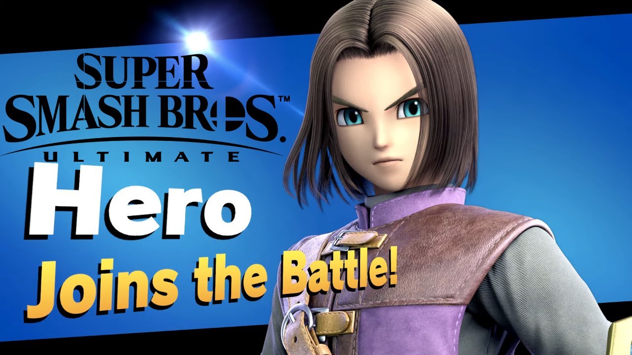 Super Smash Bros Ultimate The Hero 1st Gameplay!