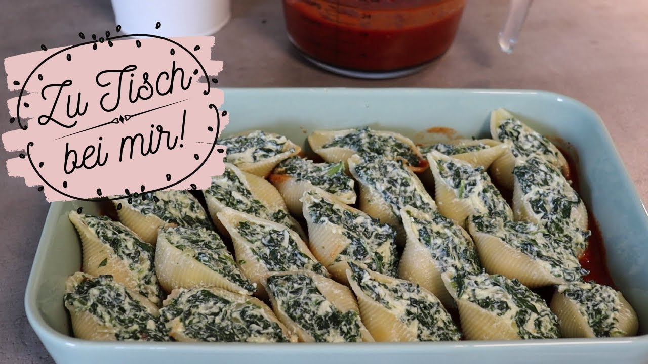 So schmeckt Spinat jedem Kind‼️Unglaublich lecker💯Gefüllte Muschelnudeln✅ Pasta Shells