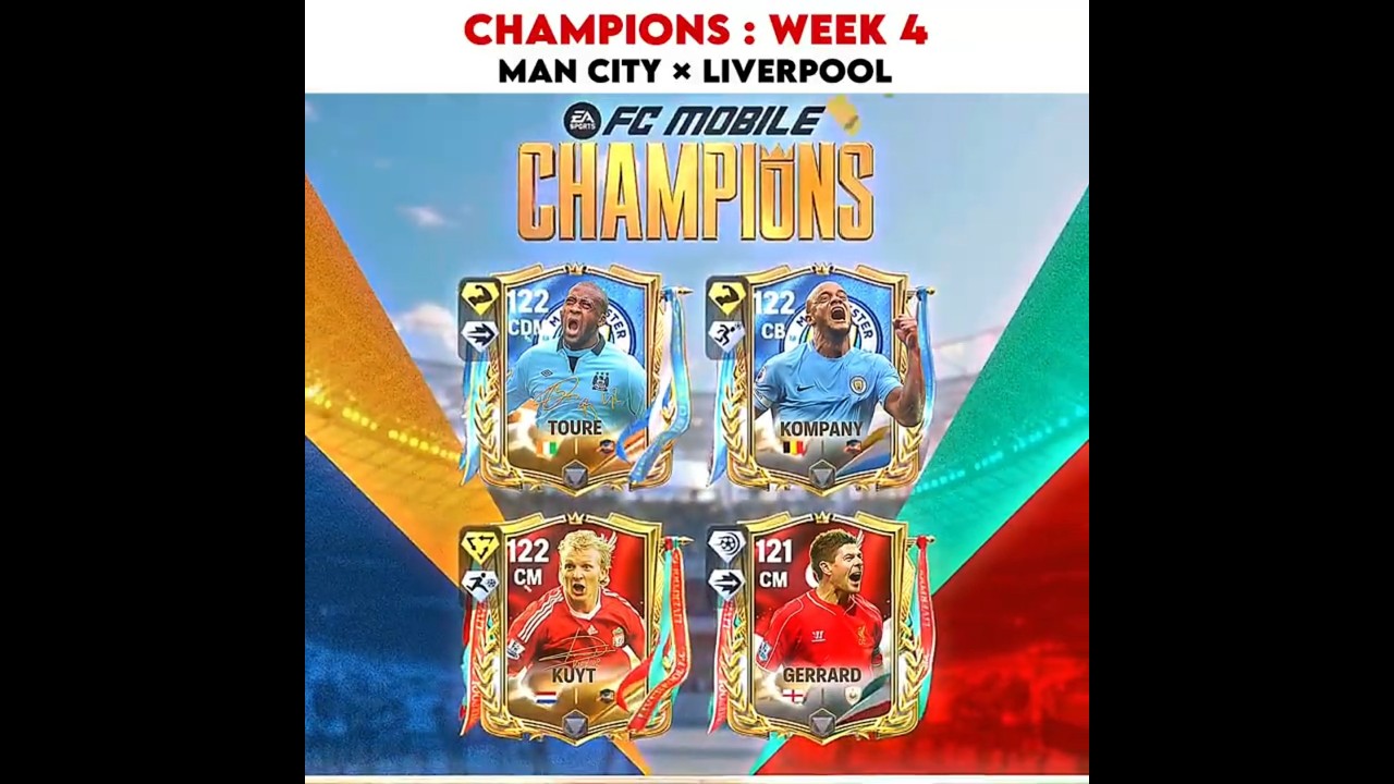 MAN CITY x LIVERPOOL : Champions Week 4 💥😮&zwj;💨 #fcmobile