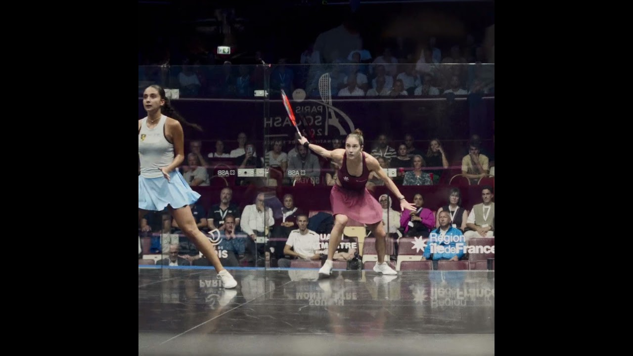 GILIS-COLL x ELARABY #squash #parissquash2024  #squashmatch #squashplayer  #sports #badmintonlovers