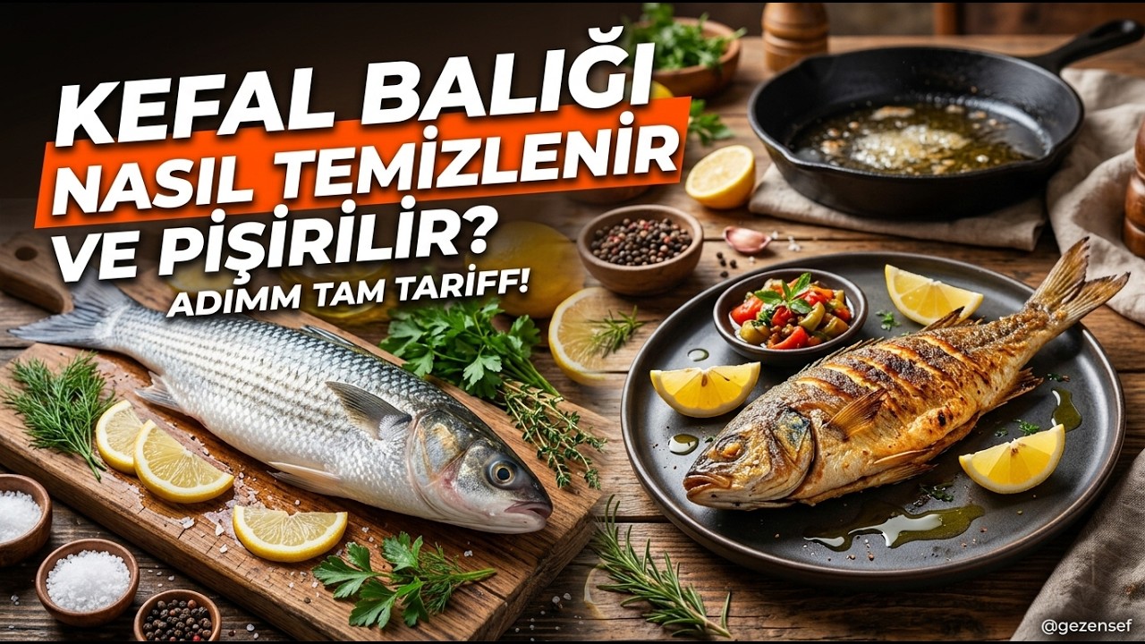Kefal balığı nasıl temizlenir ve pişirilir