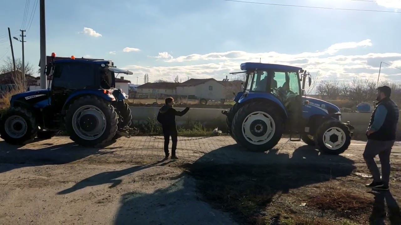 NEW HOLLAND 65 & LANDİNİ 85 TRAKTÖR ÇEKİŞMELERİ TRAKTÖR VİDEOLARI @omerkuloglutv