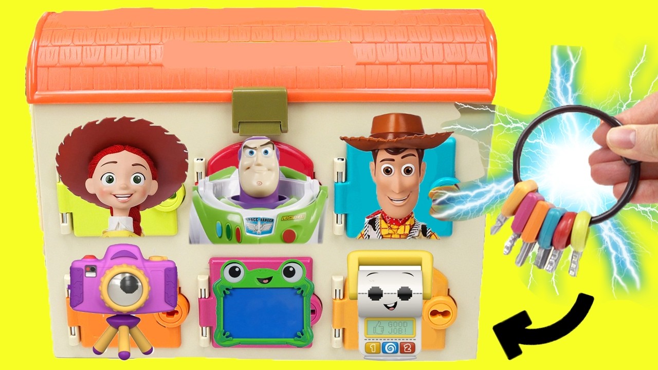 Toy Story 5: Двери с сюрпризами и ключами &mdash; поделки своими руками для детей с LilyPad, Вуди, Базз...