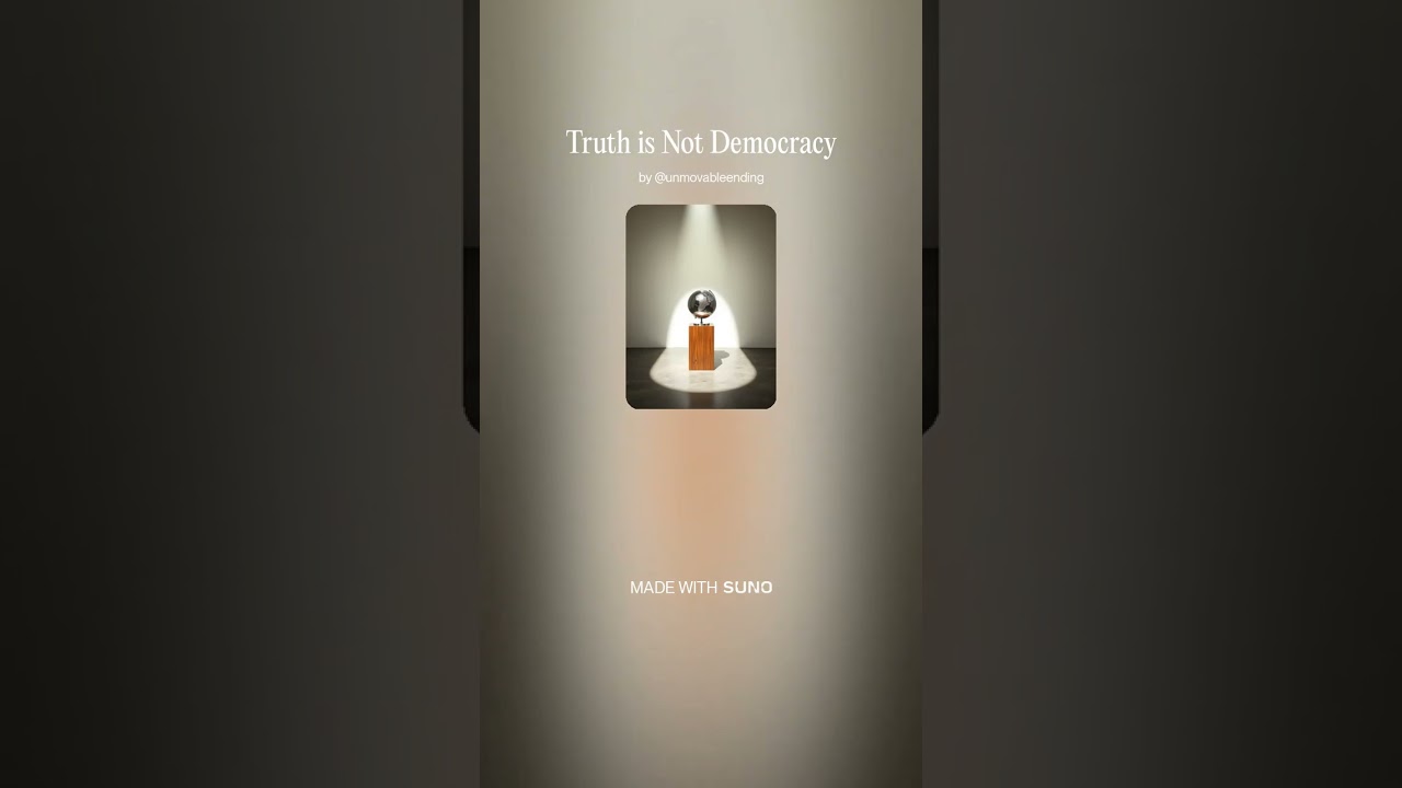 Truth is Not Democracy 1 - Instrumental #AI​ #Song​ by #Suno​ #music​ #newmusic​