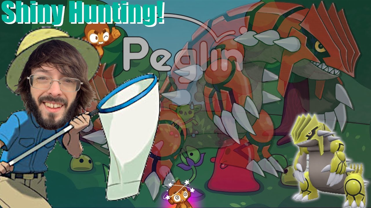Shiny Hunting Groudon with Peglin | Found at 516 resets!