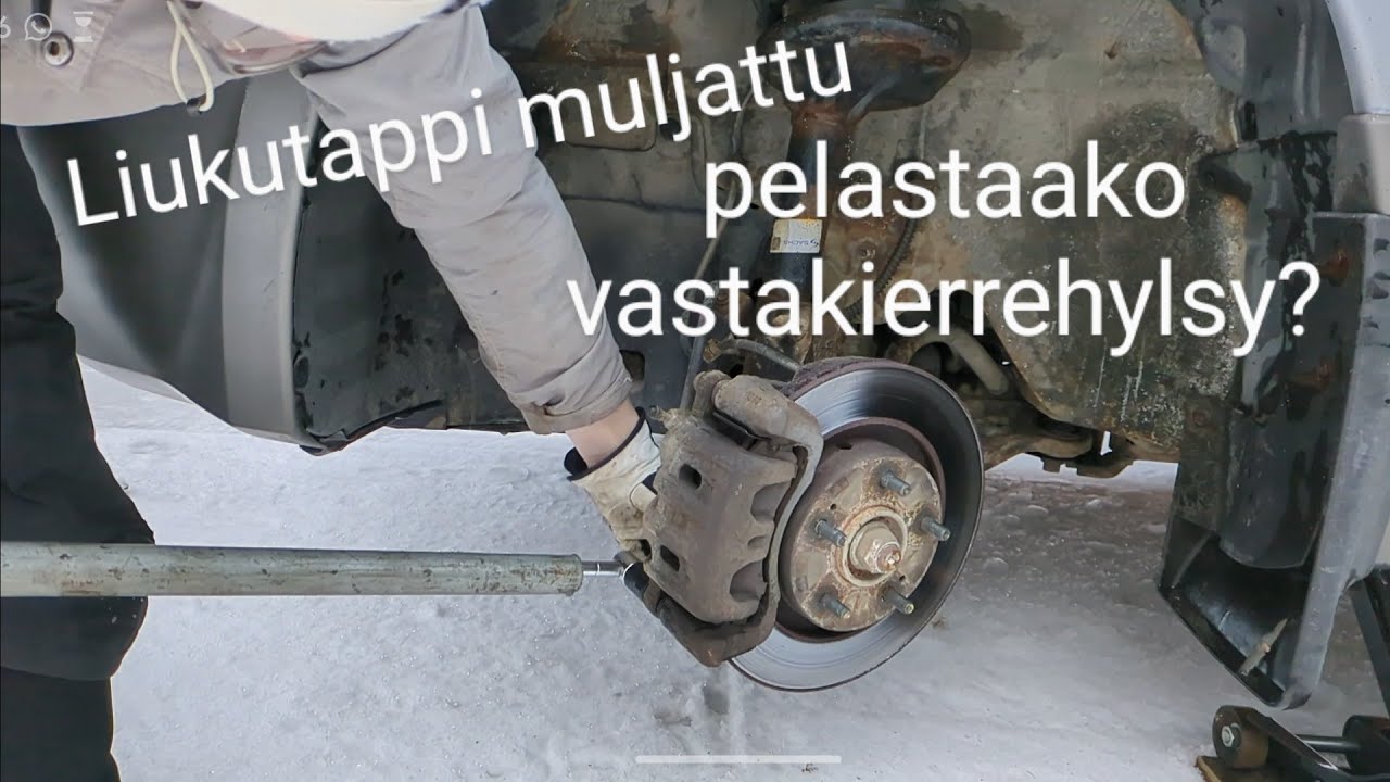 Liukutapin pää muljautui, pelastaako vastakierrehylsy?