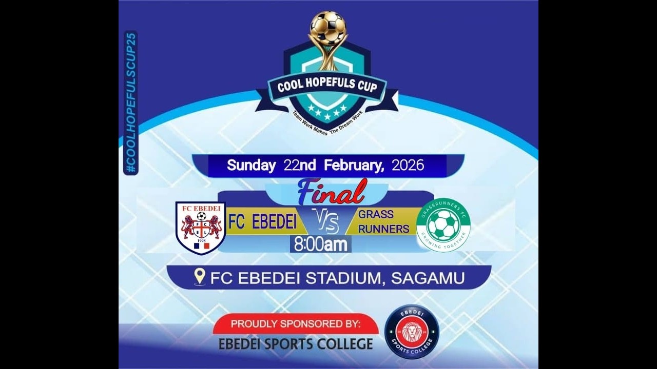 COOL HOPEFU;S CUP FINAL; FC EBEDEI VS GRASSRUNNERS FC