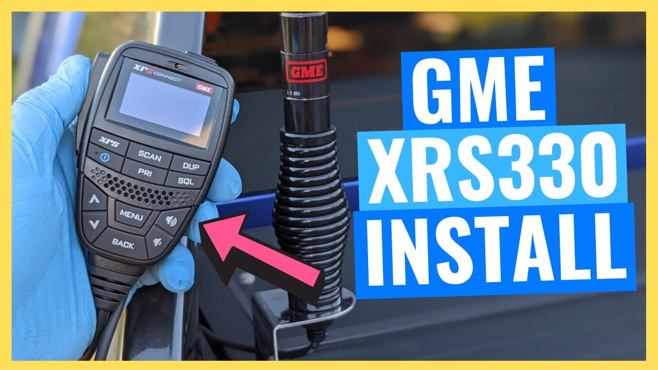 GME XRS330 UHF Radio INSTALL, UNBOX, REVIEW - (Outback Pack) | 2021 Isuzu DMAX Build-Up Series #23