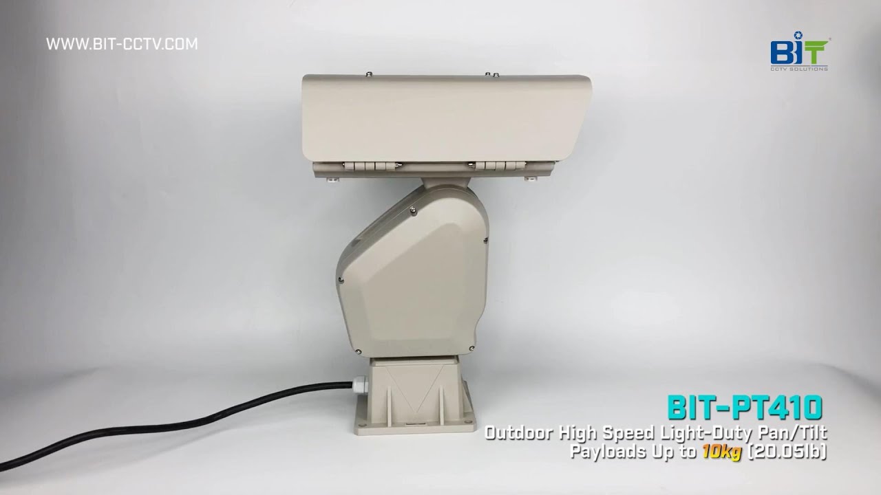 BIT-PT410HS Outdoor High Speed Light Duty Pan Tilt  Unit With Top Housing