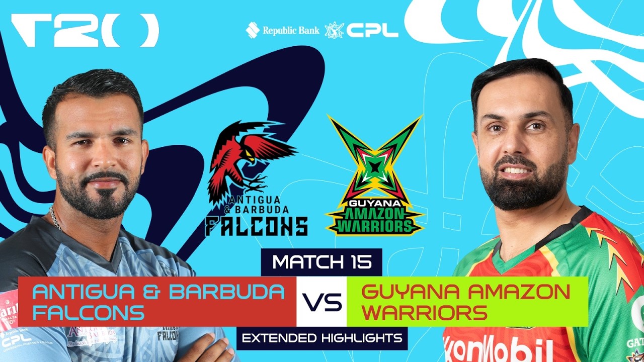 Extended Highlights | Antigua & Barbuda Falcons vs Guyana Amazon Warriors | CPL 2026