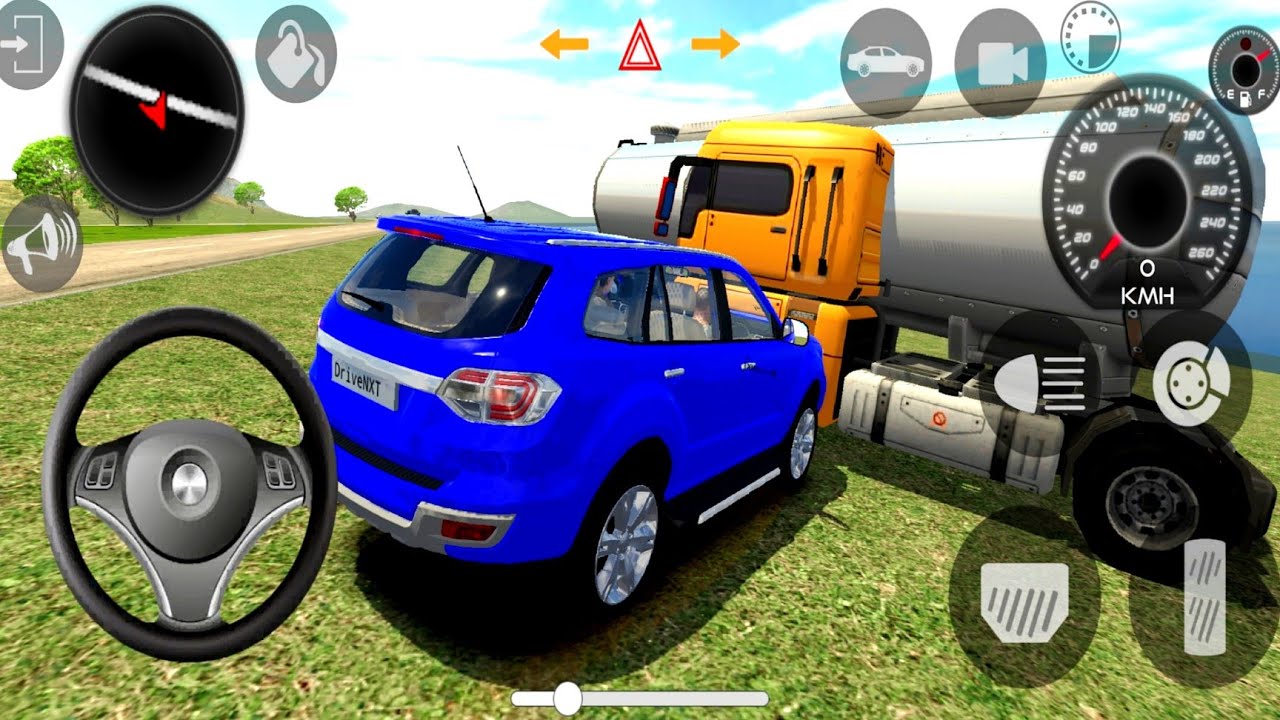 Indian Cars Simulator 2026: Ford Endeavour 3D Driving Game | Blue Gadi Wala Android Gameplay