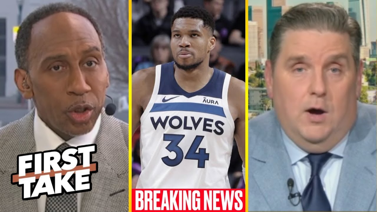 FIRST TAKE | “Giannis is coming to the Wolves” - Stephen A. & Windy on Warriors acquiring Porzingis