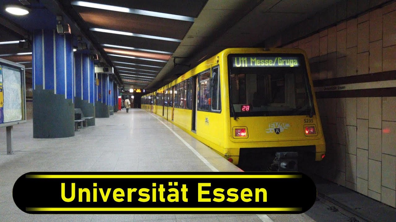 U-Bahn Station Universität Essen - Essen 🇩🇪 - Walkthrough 🚶