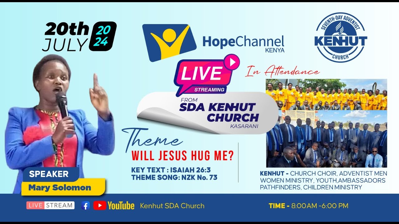HOPE CHANNEL KENYA KENHUT LIVE || 20/07/2024