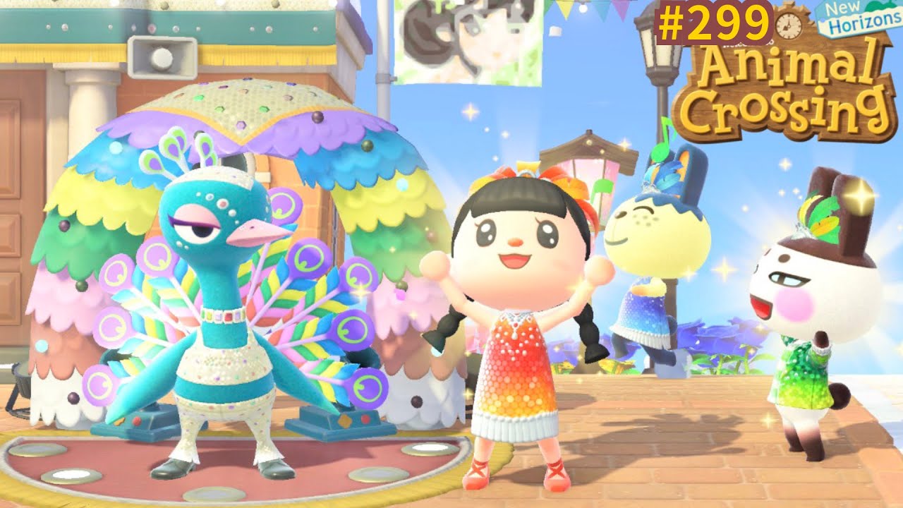 L'événement Carnaval ! Roberto Plume irisée Grand char 🌴 Animal Crossing New Horizons 299 Let's play