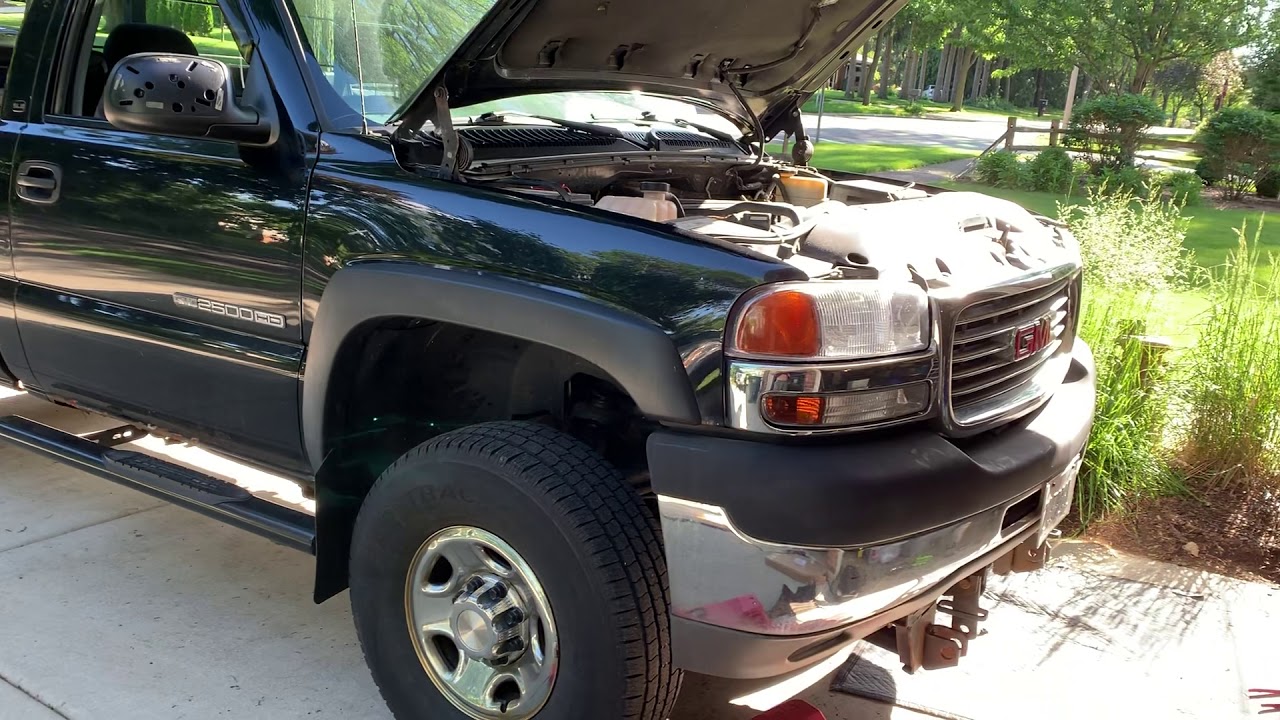 2001 GMC Sierra 2500 HD 8.1L Oil Cooler Lines