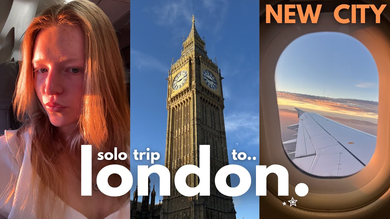 my first time SOLO TRAVELING & visiting LONDON ✈️💂+ tonsss of yapping