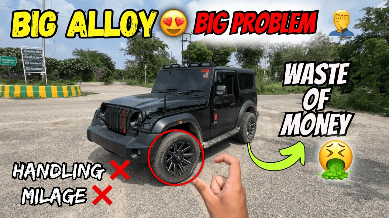 Is this Worth ? 🤷‍♂️ Mahindra Thar 1 Lakh Modification 🛞