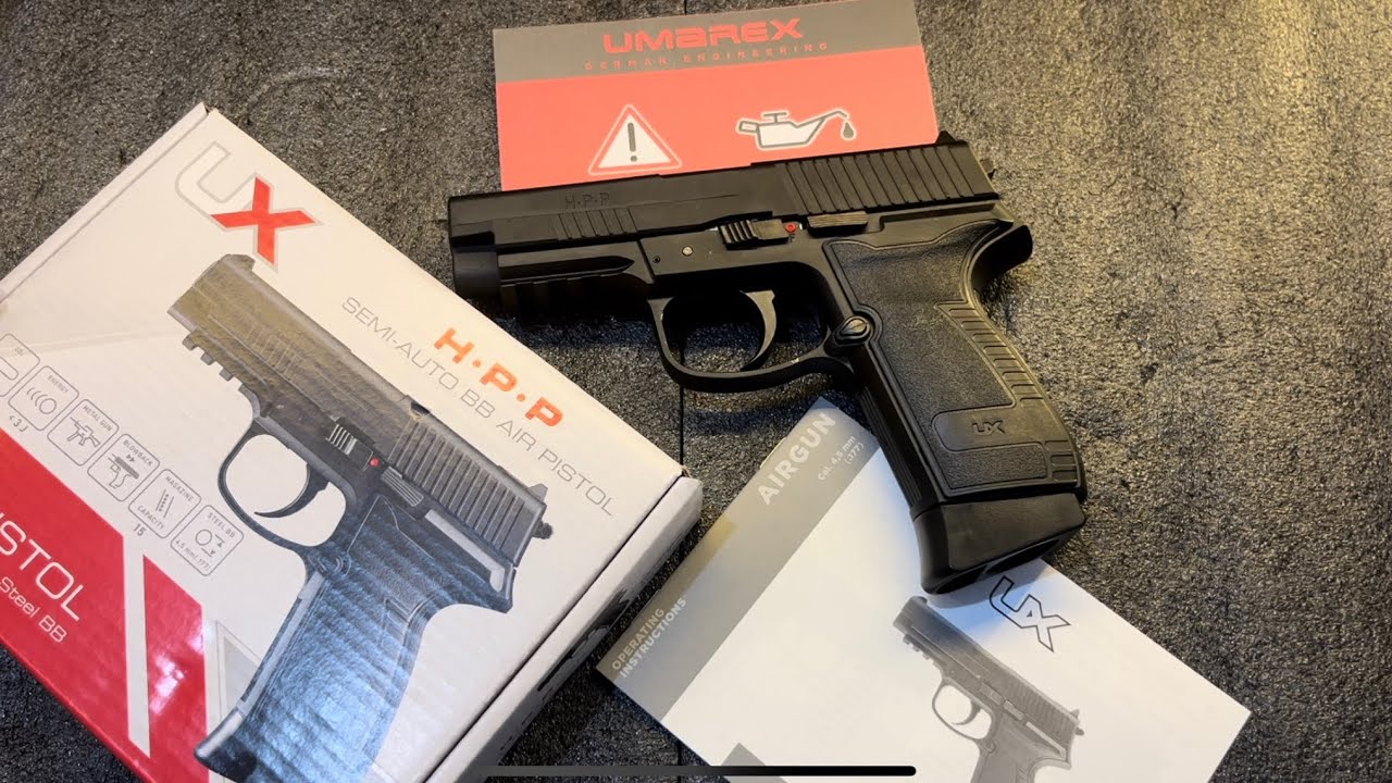 Umarex Airgun H.P.P. Compact Pistol unboxing and testing #airgun #airgunph