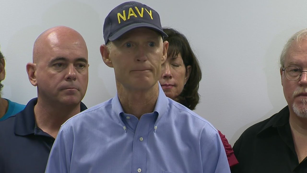 Florida Gov. Scott Gives Update On Hurricane Irma
