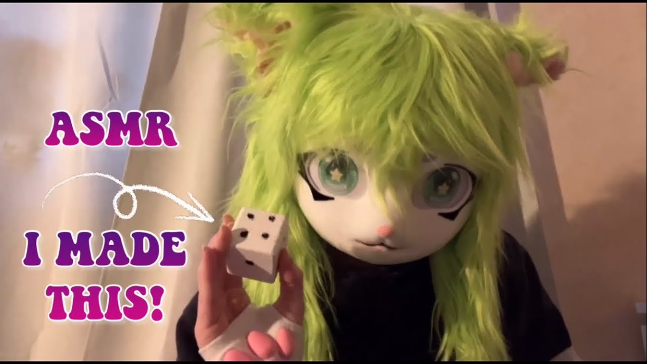 Catgirl ASMR: Can this home made dice relax you? 🎲✨