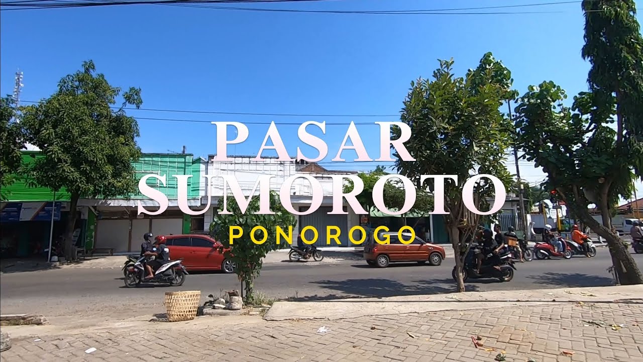 virtual walking pasar sumoroto | PONOROGO