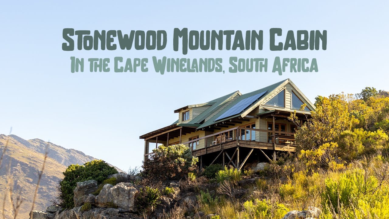 Gorgeous mountain cabin in the Cape Winelands, South Africa.