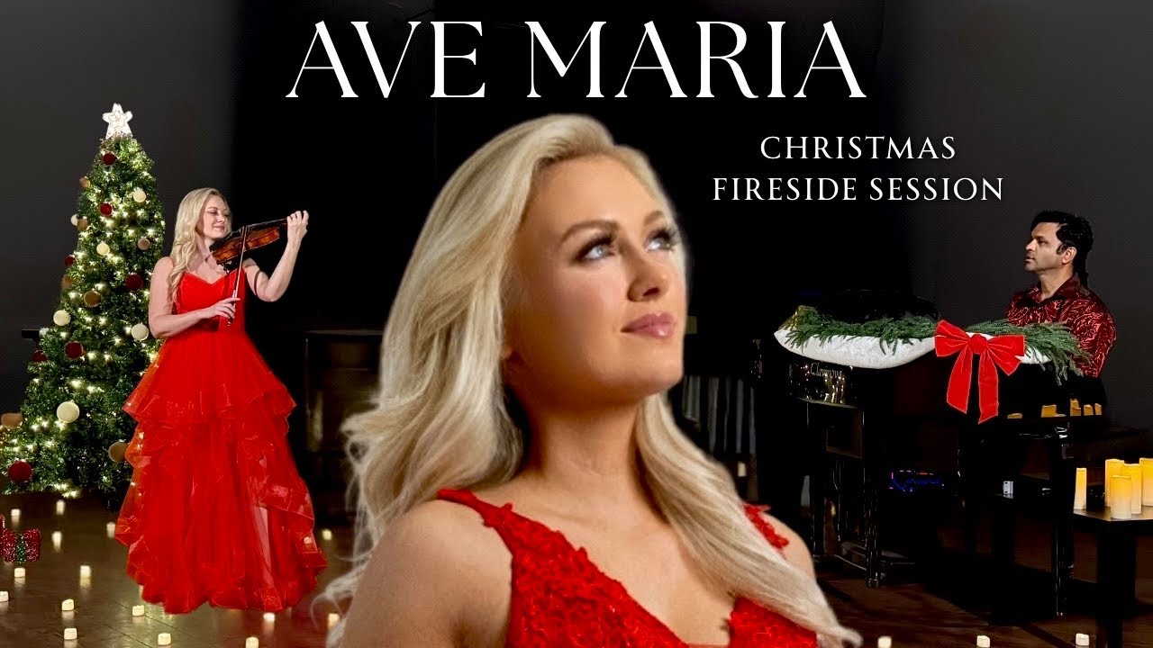Ave Maria, Bach/Gounod - Emily Burak, Violin - Christmas Fireside Session