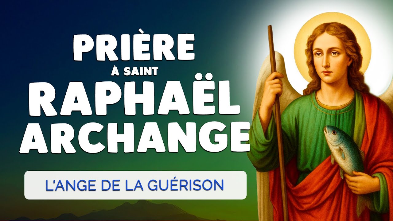 🙏 PRIÈRE à SAINT RAPHAËL ARCHANGE le Puissant Ange de la Guérison
