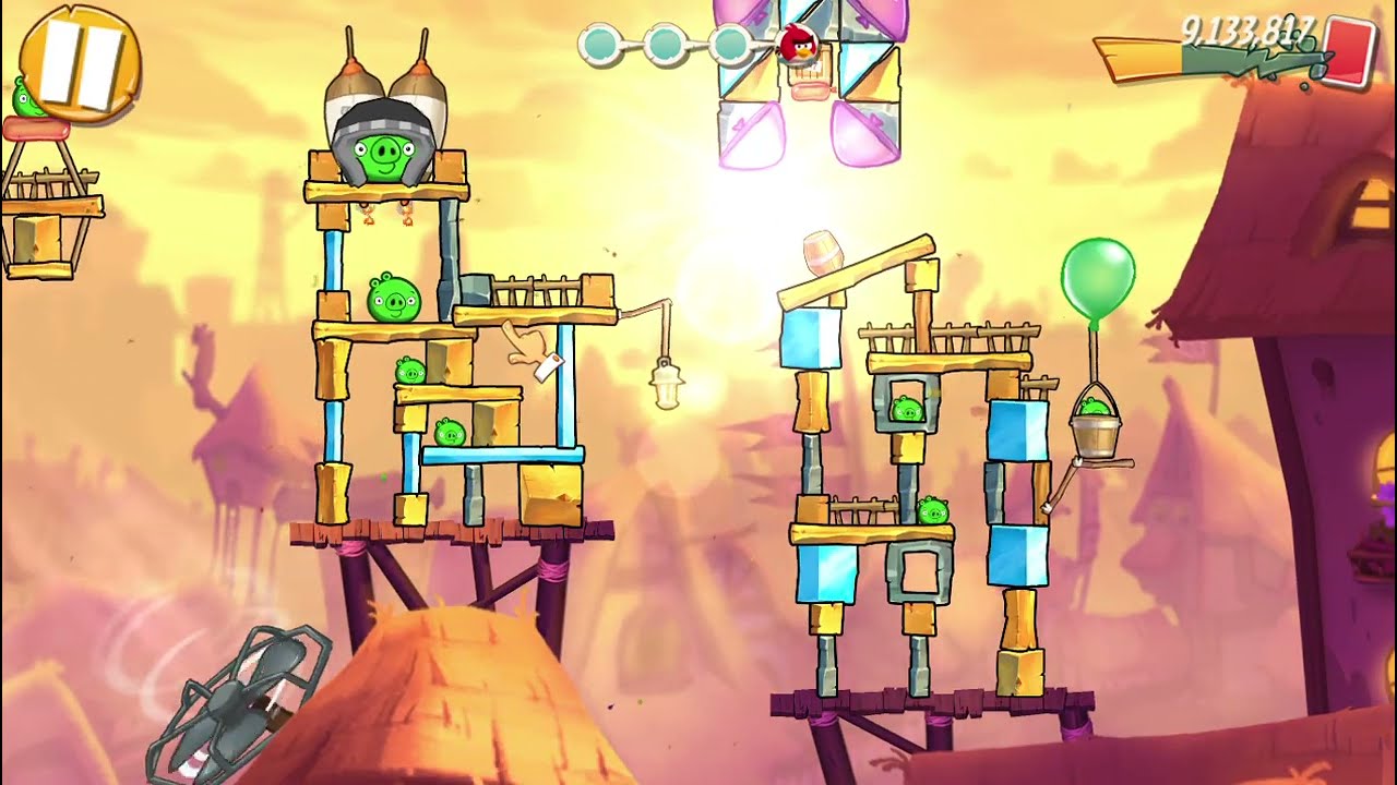 Angry Birds 2: Level 114, and 115 completed.