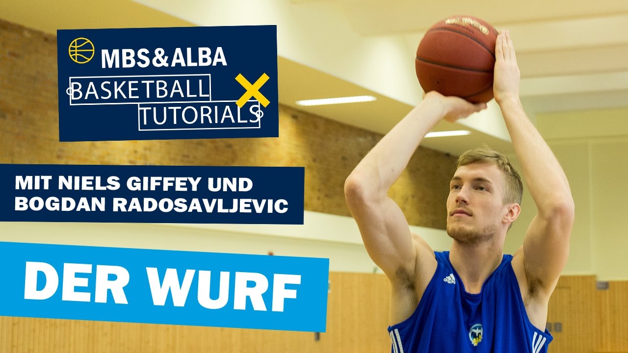 Der Wurf | MBS & ALBA Basketball-Tutorials mit Niels Giffey & Bogdan Radosavljevic