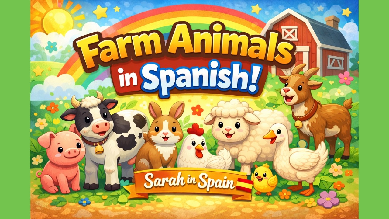 Learn Farm Animals In Spanish #video #learning #animals #farm