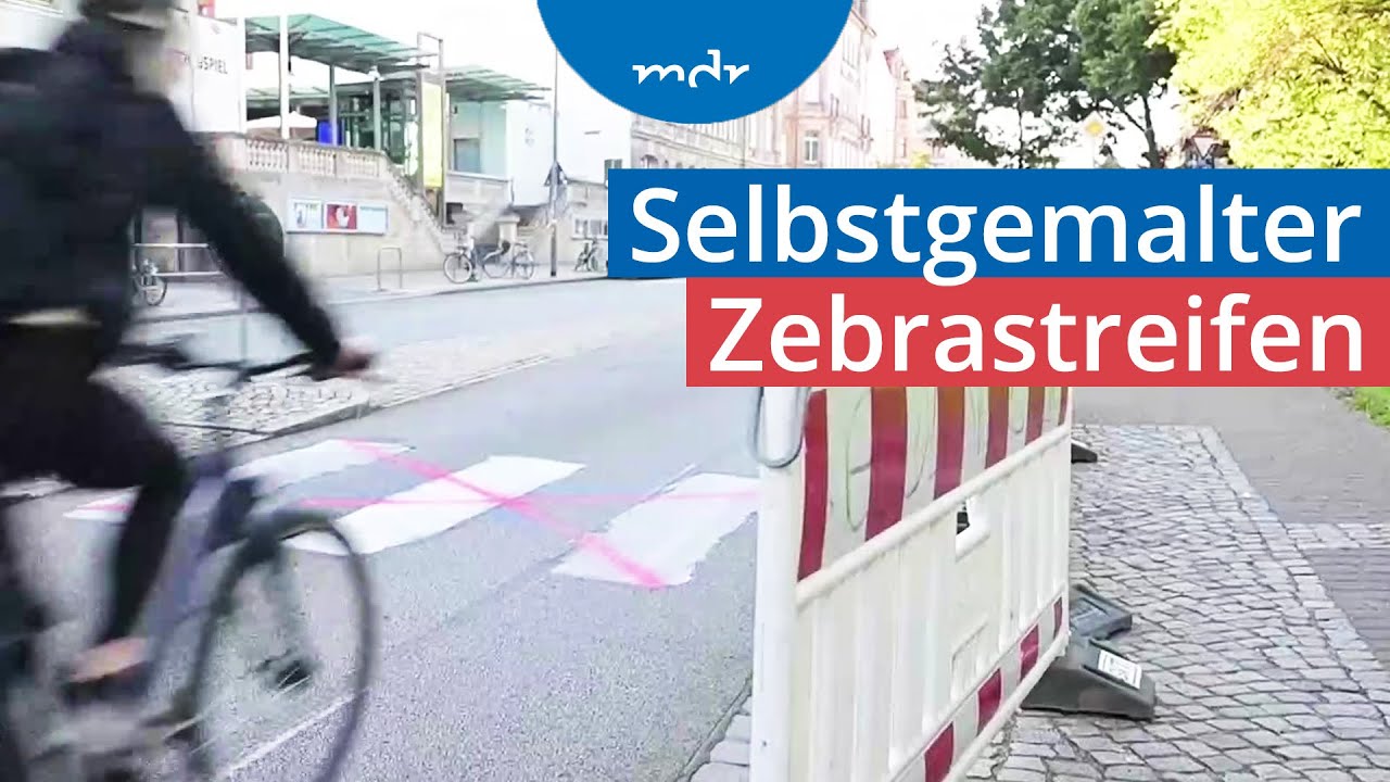 Illegaler Zebrastreifen sorgt in Dresden f&uuml;r &Auml;rger | MDR um 4 | MDR
