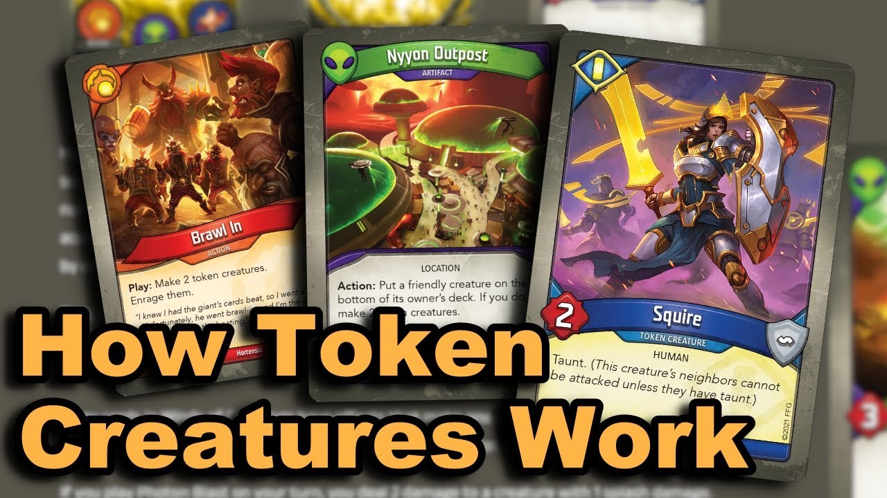 How KeyForge Token Creatures Work!!