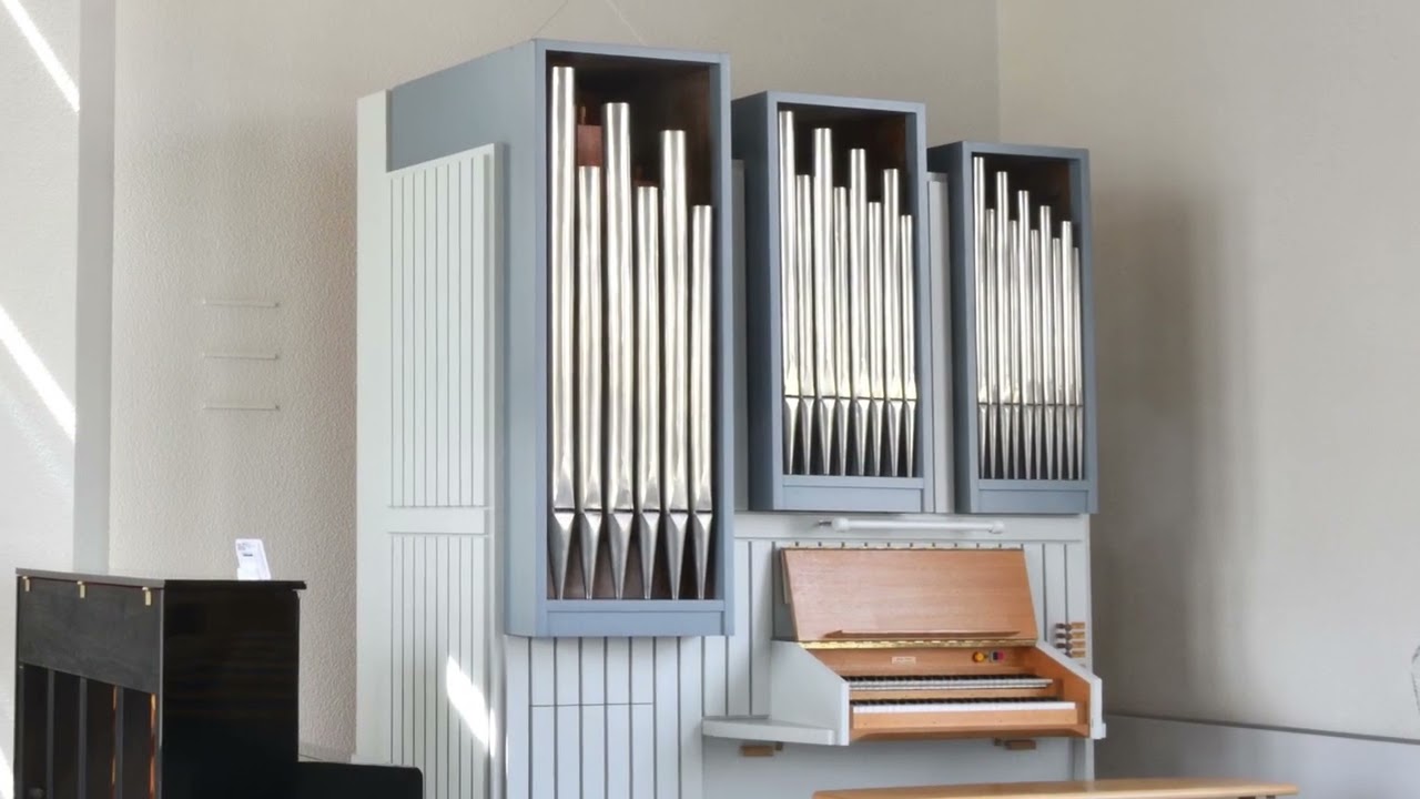 Die Orgel in der neuapostolischen Kirche Blaubeuren-Asch - J. Krieger, Praeludium und Ricercar aus E