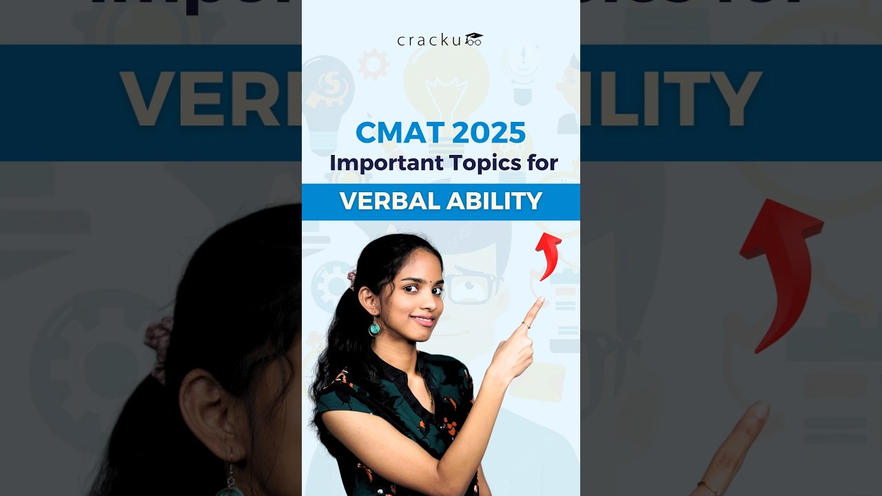 CMAT 2025 Important Topics for Verbal Ability