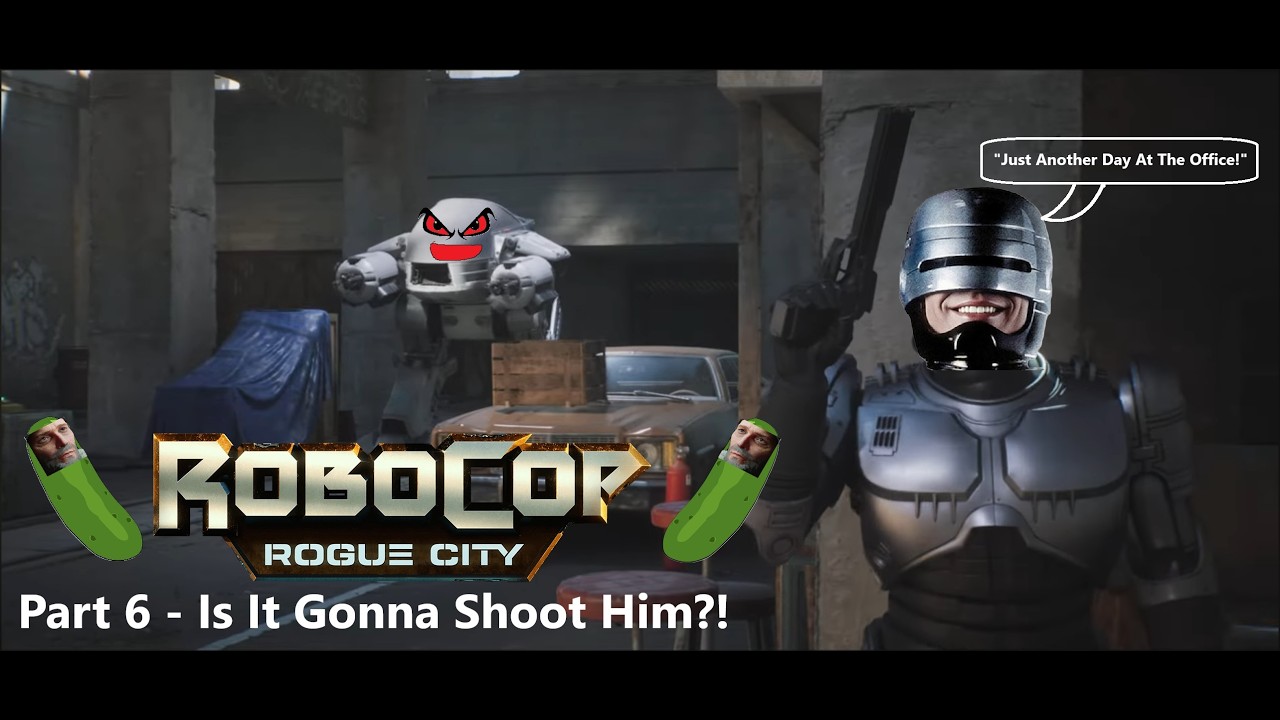 Is It Gonna Shoot Him?! and Stopping Spike! - RoboCop: Rogue City - Part 6