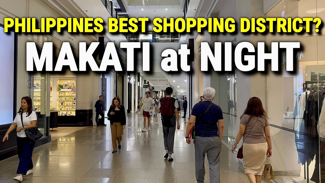 PHILIPPINES BEST CITY? MAKATI at NIGHT 2025 🇵🇭 Best Shopping District in Manila!