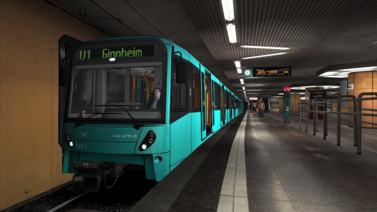 Lets Play Train Simulator 2015 U Bahn Frankfurt Linie U1 (Folge 62)