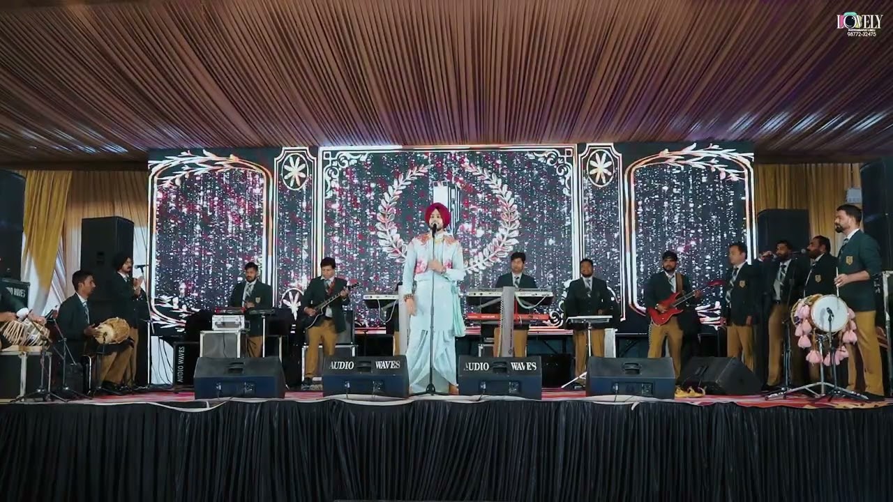 RAJVIR JAWANDA LIVE SHOW 2025 || JASPINDER WEDS PUNEET || LOVELY PHOTOGRAPHY JBD || 9877232475