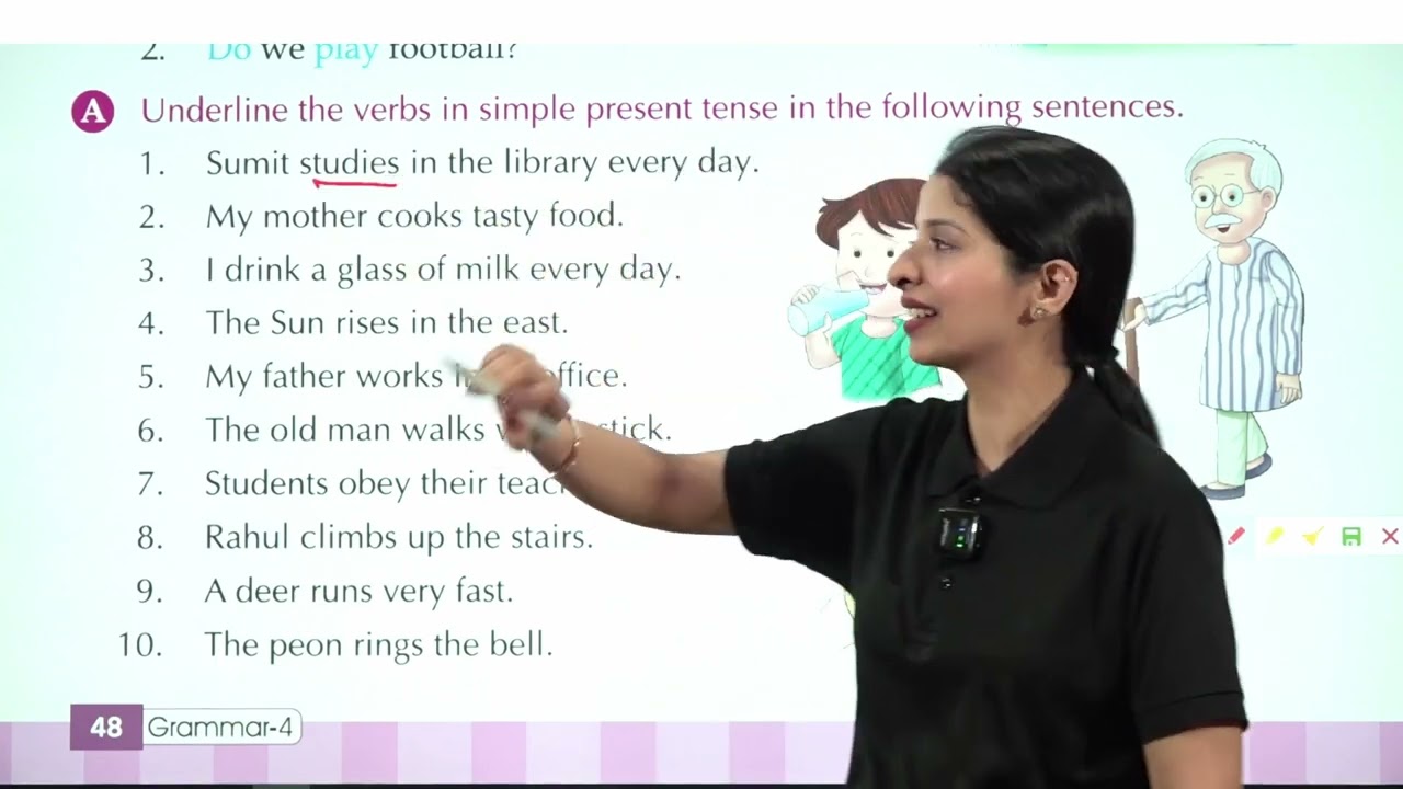 THE GRAMMAR ODYSSEY - 4 Ch 16 SIMPLE PRESENT TENSE AND PRESENT CONTINUOUS TENSE