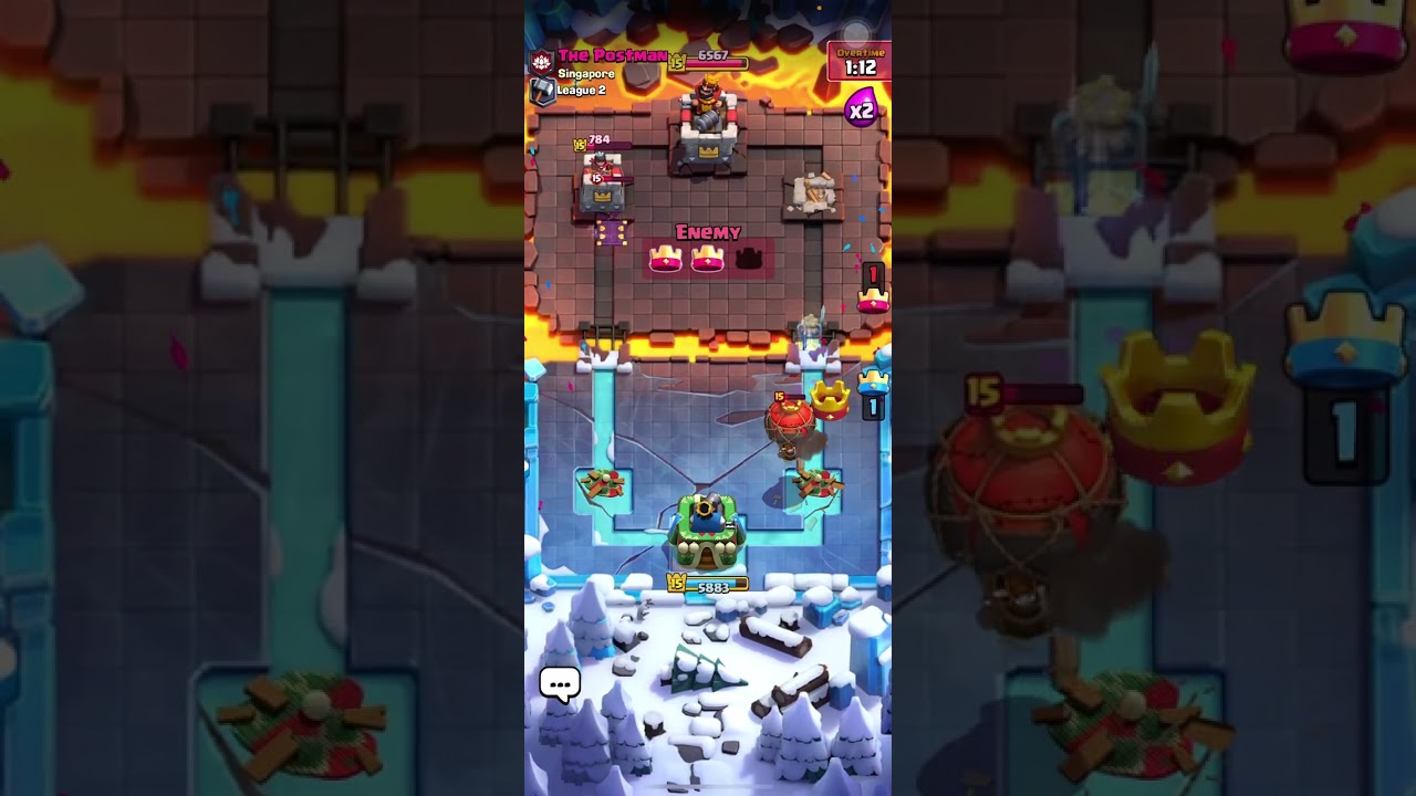 Talking again while playing clash lol 