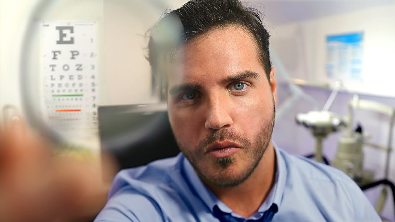 ASMR| Optician Eye Exam  (With or Without?)