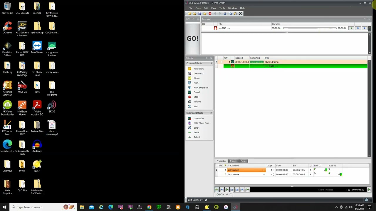 QLC+ Audio Sync Cues