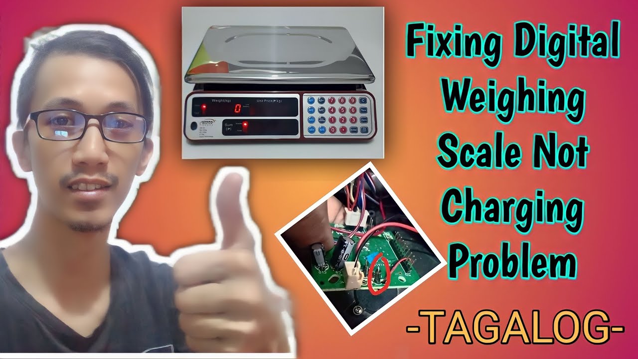 FIXING DIGITAL WEIGHING SCALE 