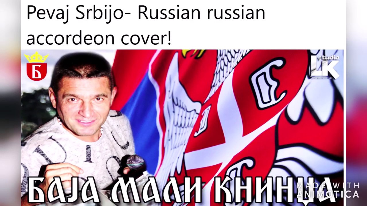 Baja Mali Knindza - Pevaj Srbijo  russian accordeon cover