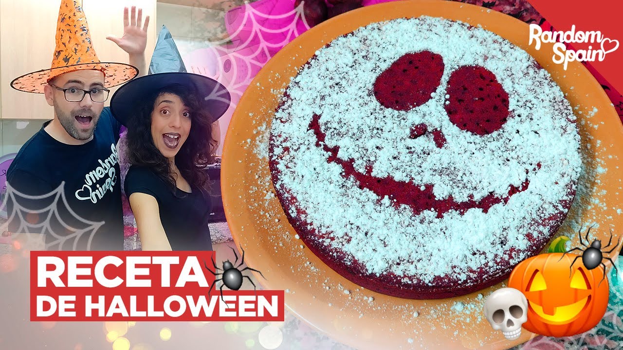 Bizcocho de Naranja y Zanahora Vegano | Receta de Halloween
