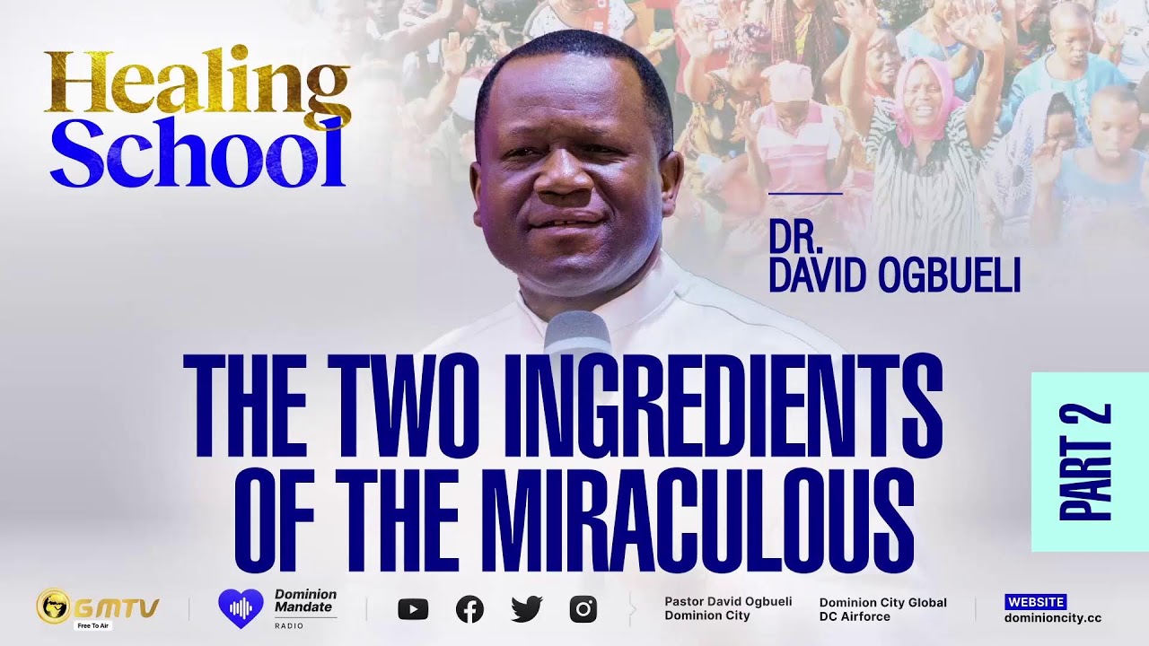TWO INGREDIENTS OF THE MIRACULOUS, PART 2 | DR DAVID OGBUELI | ABUJA HEALING SCHOOL 2025