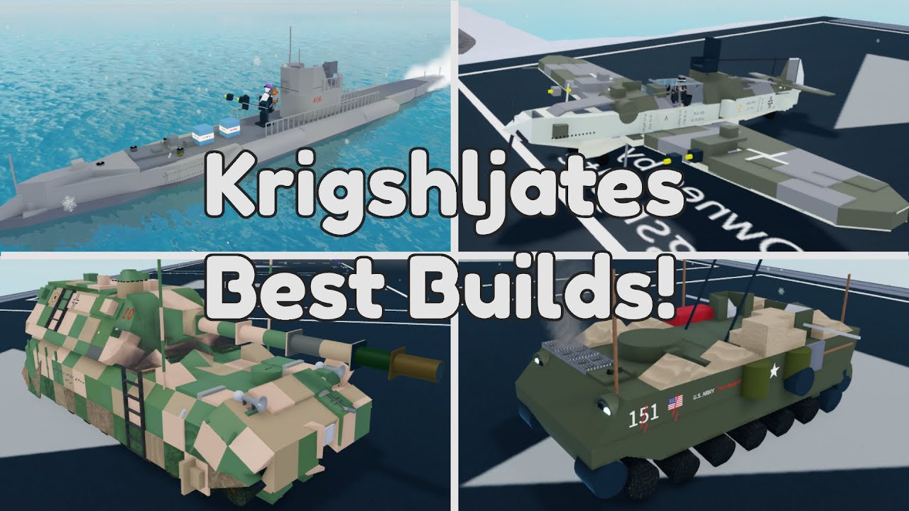 Krigshjalte's best creations! || Roblox Plane Crazy