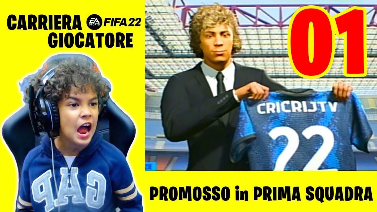 INIZIO CARRIERA GIOCATORE FIFA 22: GOAL DOPO 1 MINUTO DAL DEBUTTO | #01
